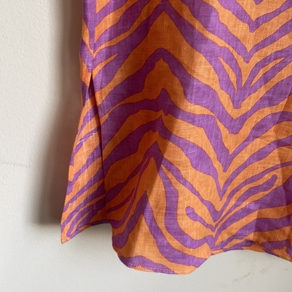 *NWT Lafayette 148 Hawley Linen Blouse - Picture 8 of 10